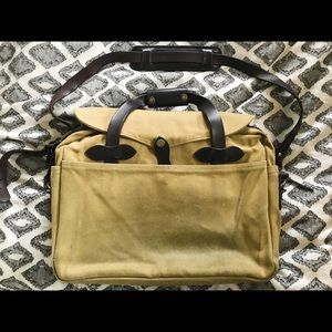 GUC Filson Rugged Twill Original Briefcase Tan